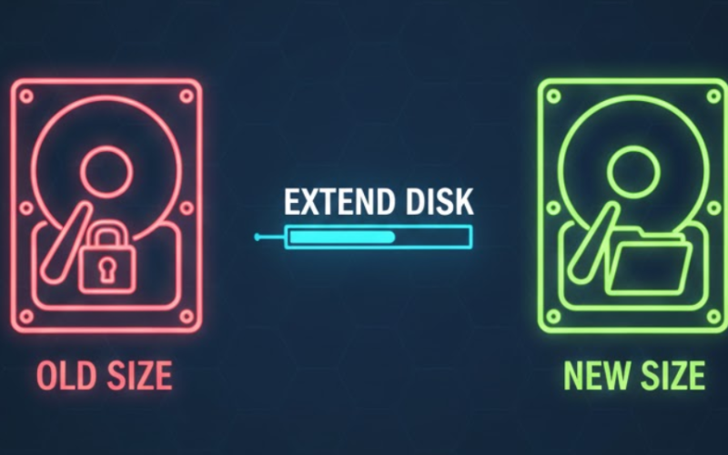 AlmaLinux extend disk LVM step-by-step guide