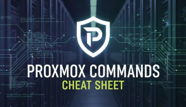 Proxmox commands cheat sheet terminal output